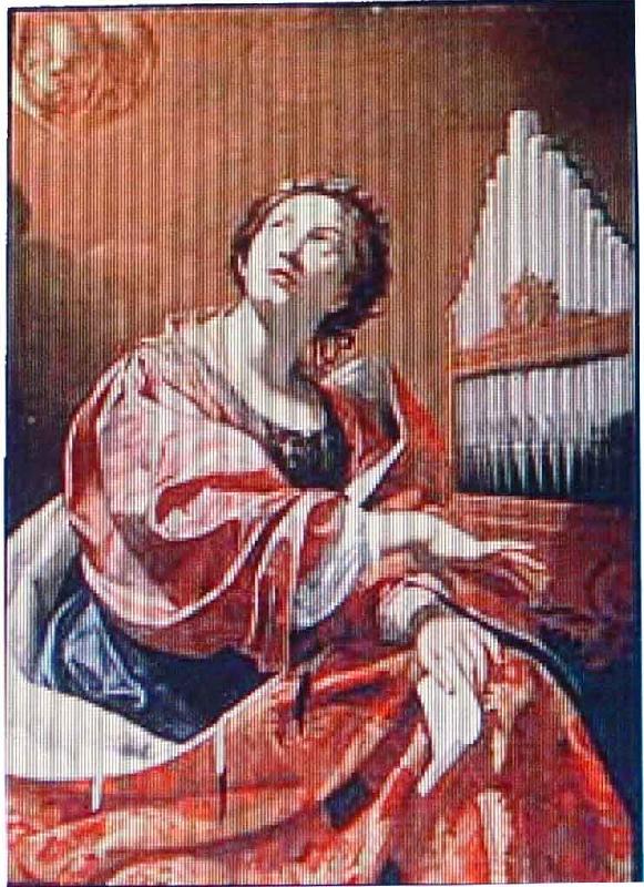  Simon  Vouet Saint Cecilia